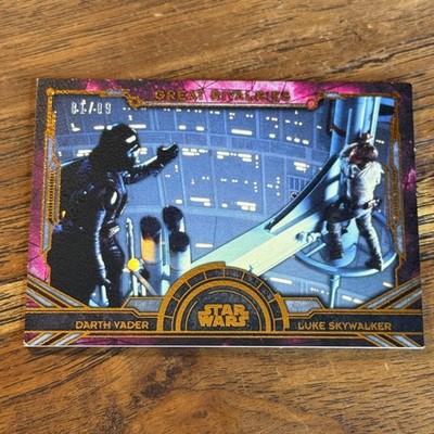 Darth Vader L.uke Skywalker 2016 Masterwork CANVAS 81/99 GREAT RIVALRIES #GR-2