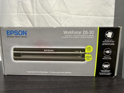 #ad #ad NEW Epson WorkForce DS 30 Portable Color Document Scanner OPEN BOX $90.00