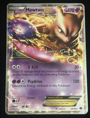 ポケモンカード Mewtwo EX 2012 世界大会版 Mewtwo EX - 2012 (Chase Moloney) 54/99 World Championship Decks