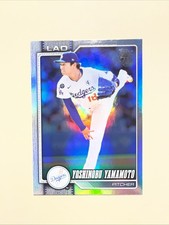 2026 Topps Series 1 Yoshinobu Yamamoto #90 Rainbow Foil Dodgers