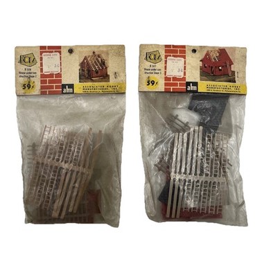 Ho Scale Pola AHM B-307 & B-308 Houses Under Construction Stage 2 & Stage 3