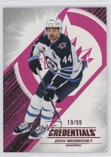 2024-25 Upper Deck Credentials Pink 19/99 Josh Morrissey #66 18d6