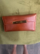 Vintage Leather Wallet/ Checkbook Organizer Top Grain Cowhide Name Engraved Neve