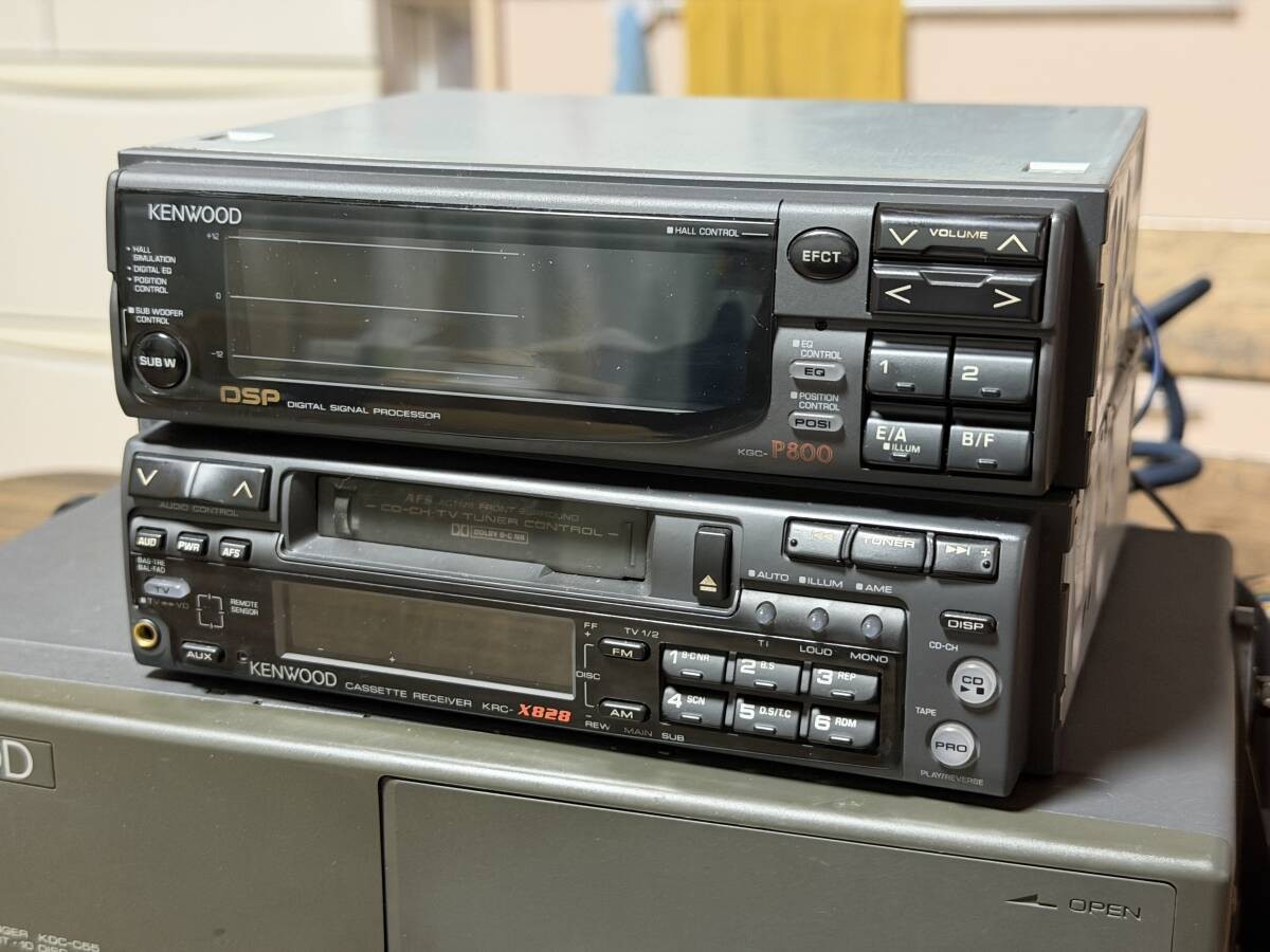 Kenwood 1DIN Cassette CD Changer KRC-X828 KGC-P800 KDC-C55 Audio