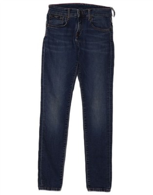 Hackett Damen Slim Jeans W26 L29 blau klassisch BF13