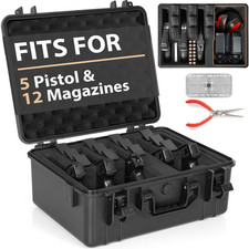 Hard Case TSA Approved Waterproof Case with Pre-Cut Foam Shockproof Travel Carry