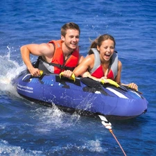 VEVOR Towable Tubes for Boating, 1-2/1-3 Riders, 340-510 lbs, 51.8"-63", Full Ny