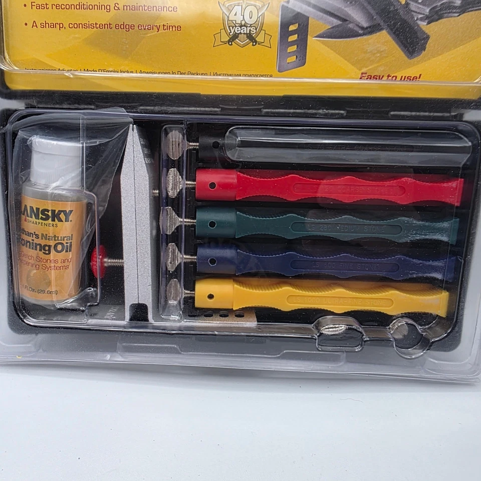 Afiladores Lansky Sistema de Afilado de Ángulos Controlados Kit de Afilado de Cuchillos de Lujo Foto 4 de 4