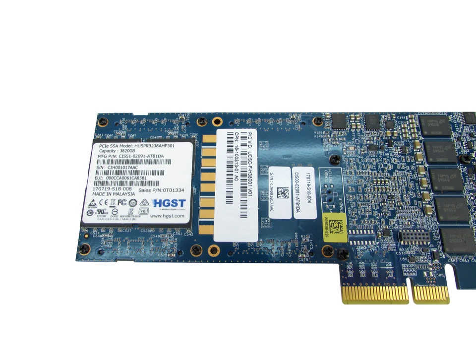 Cisco / HGST HUSPR3238AHP301 3.8TB NVME PCIE SSD Solid State Drive - Image 3 of 4