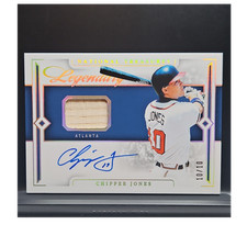 Chipper Jones 2024 National Treasures #LLS-CJ Holo Gold 10/10 (AU) (MEM) SSP 