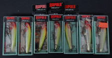 Rapala Original Floater 7cm Fishing Lures 7 Pcs Silver Plated Clown
