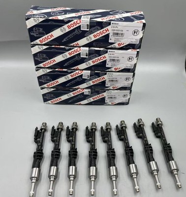 8X Genuine Bosch Fuel Injectors 0261500109 For BMW M5 M6 X5 X6 550i 13647597870