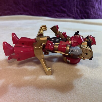 Power Rangers Ninja Storm Triple Zord Red Crimson Bandai 2002 | eBay