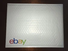 10 eBay Branded Shipping Supplies Padded Airjacket Bubble Envelopes 9.5"x13.25"