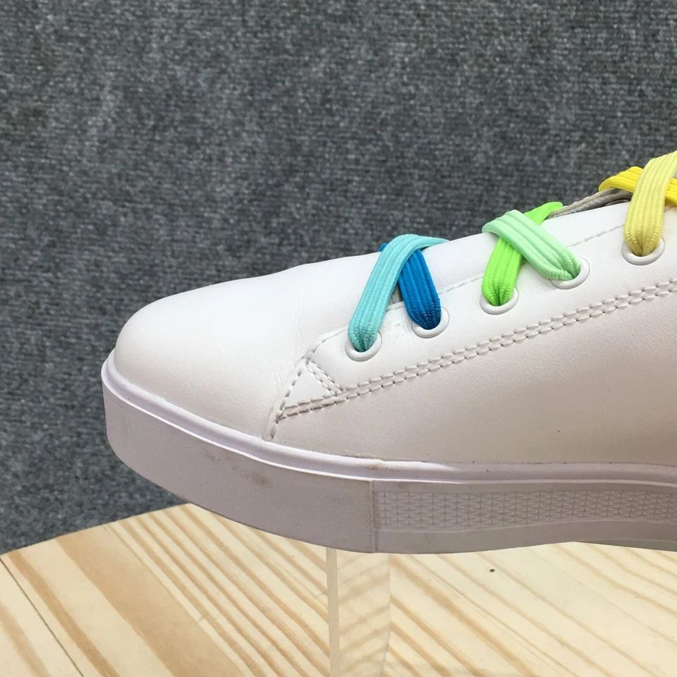 Туфли для экипажей туфли женщин 7,5 комфорта кроссовок белый шнурует вверх низкий верхний 36320 - Изображение 3 из 4