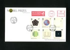 GB 2001 2nd Oct ROYAL MAIL FDC Nobel Prizes Healing CDS+Slogan Meter  S6y++++X