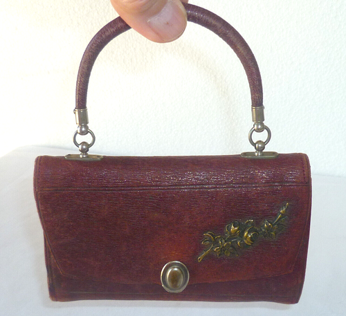 SAC MINIATURE FIN XIXème TROUSSE MANUCURE NÉCESSAIRE DE COUTURE 12 ACCESSOIRES - Afbeelding 7 van 12