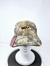 VINTAGE Camo Realtree Edge Adjustable Hat Hunting Outdoors Y2K FAST SHIPPING 