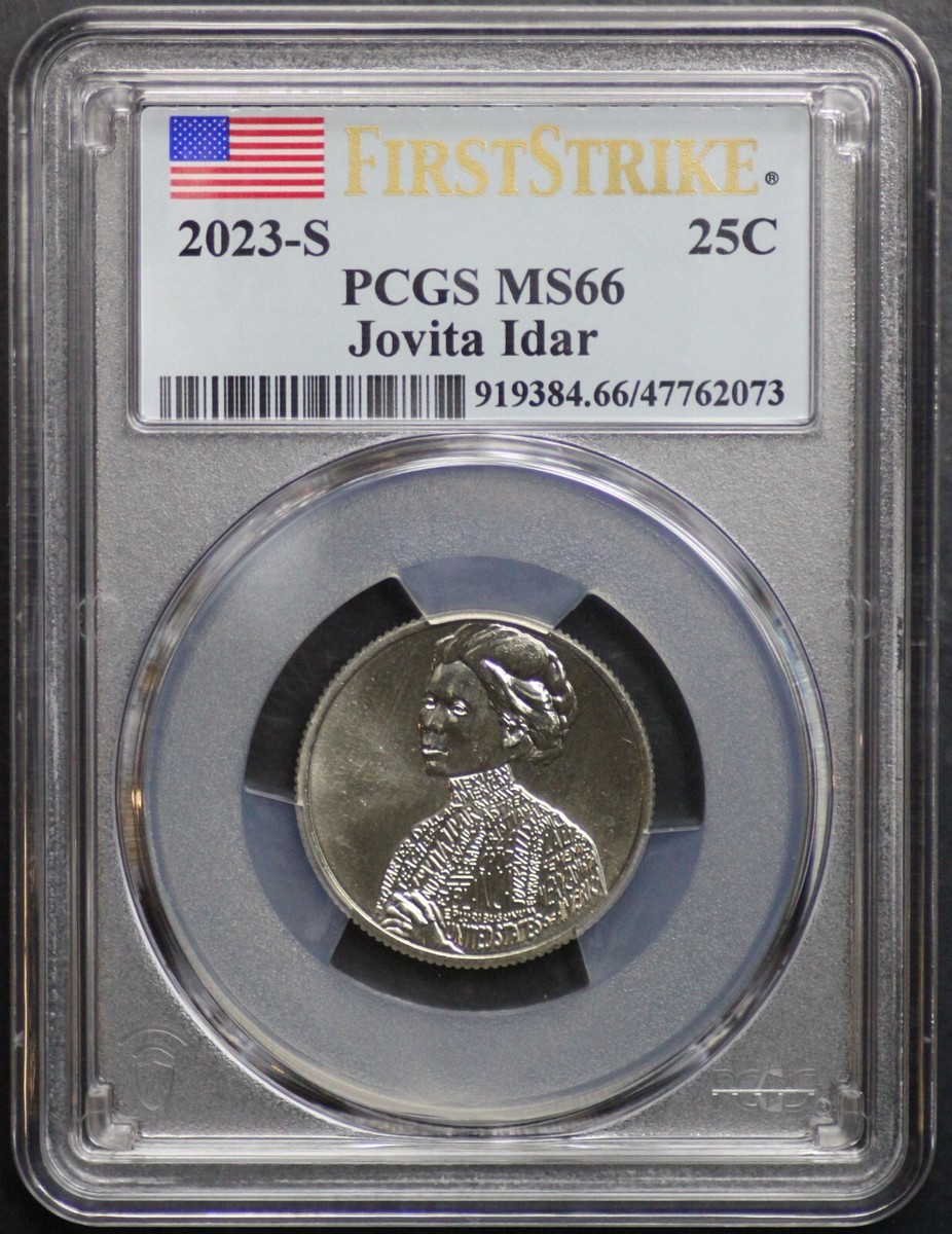 2023年　メイプル銀貨 PCGS FIRSTSTRIKE認定 2023 Silver Eagle PCGS MS70 First Strike 1 of 2023 (Gold and