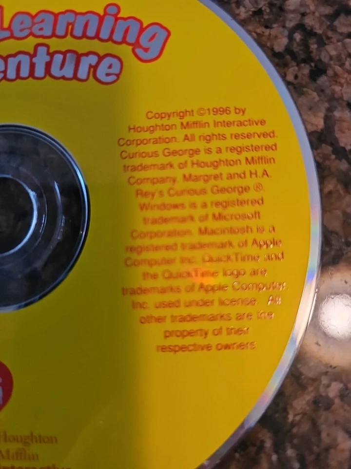 Curious George: Downtown Adventure PC/Mac CD-ROM (2002) disc only Untested - Image 2 of 4
