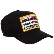 Dsquared2 Cappello Berretto Adjustable Men's in Cotton Baseball Black D73  for sale online | eBay