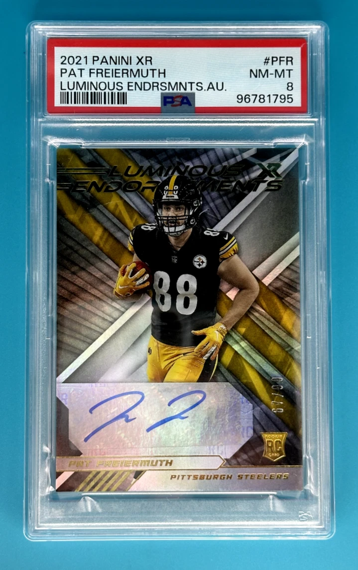 Pat Freiermuth Panini XR Luminous Endorsements Autographs #PFR Base