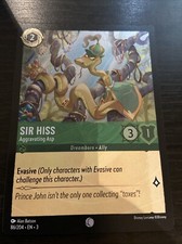 Sir Hiss - Aggravating Asp 86/204 | FOIL | Into The Inklands NM