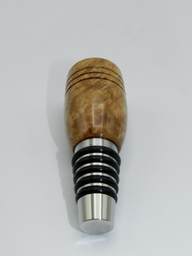 Tappo bottiglia whisky o vino in legno satinato di Ceylon fatto a mano. Fa un ottimo regalo! #24 - Foto 11 di 11