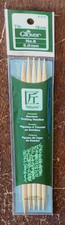 Clover 7" Takumi Bamboo Knitting Needles 3015/8 No. 8 5.0mm
