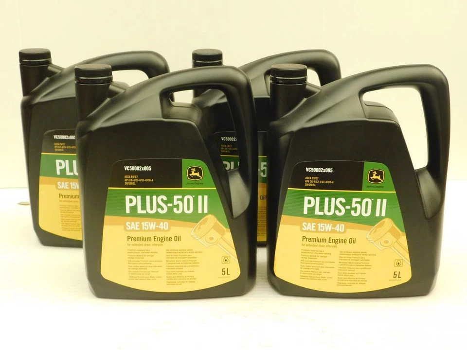 6,59€/l John Deere  Plus-50 II 15W-40 20 Ltr Motorenöl ACEA E9 / E7 JDQ 78X 