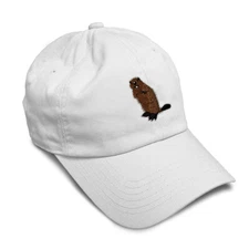 Soft Women Baseball Cap Animal Wildlife Beaver Dad Hats for Men Buckle Closure