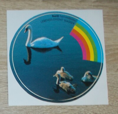 Old sticker | sticker Burti detergent life element water collector sticker