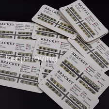 Dental Orthodontic Bracket Braces Mini Standard Roth MBT 018 022  3 345 Hook