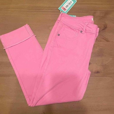 NWT Pink Copper Key Crop Capri Pants Sz 12