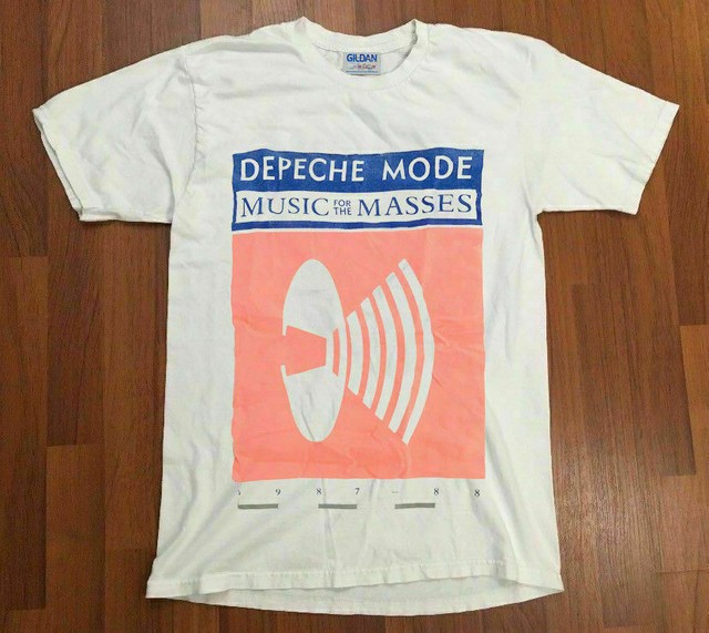 depeche mode t shirt music for the masses