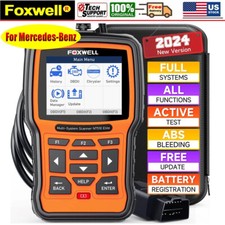 Foxwell Nt510 Elite For Mercedes Benz Full Systems Obd2 Scanner Diagnostic Reset