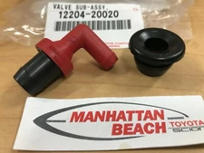 NEW GENUINE TOYOTA PCV VALVE 12204-20020 & GROMMET 3.0L 1MZFE CAMRY AVALON