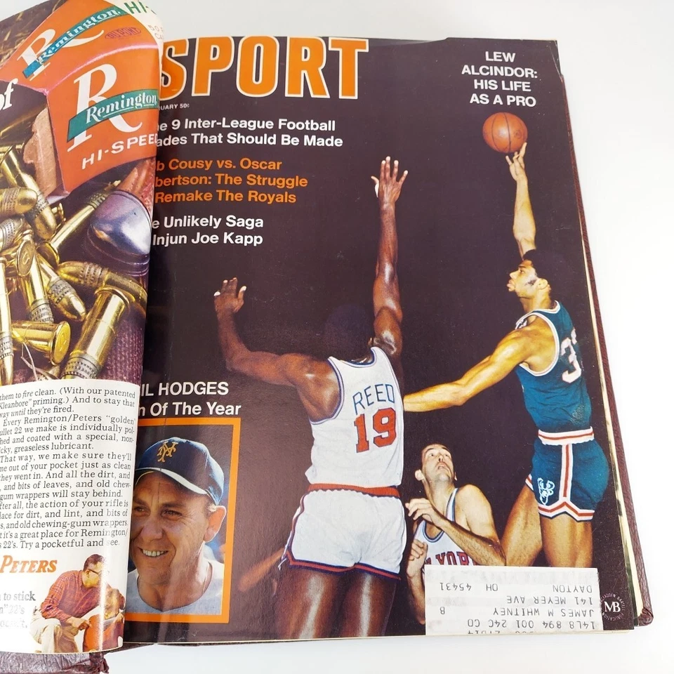 Revista deportiva 1970 12 números encuadernados Henry Aaron, Johnny Bench, Dick Butkus Foto 4 de 4