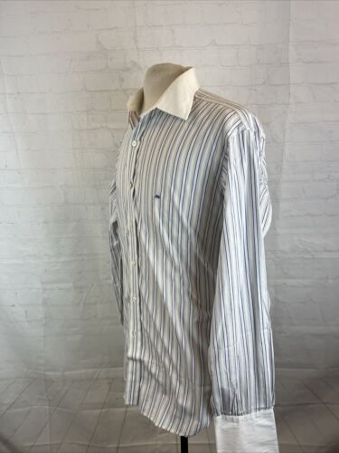 Turnbull & Asser Men's White Striped Cotton Dress Shirt 16.5 $495 - Picture 4 of 12