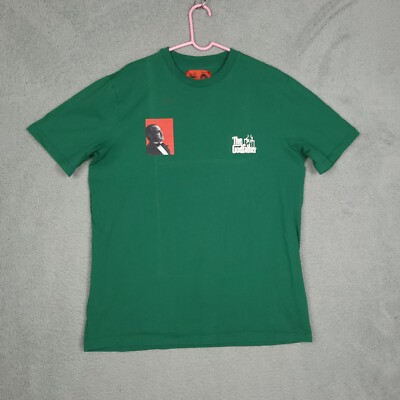 Paramount The Godfather Shoe palace Unisex Adult Green Short Sleeve Tee Size XL