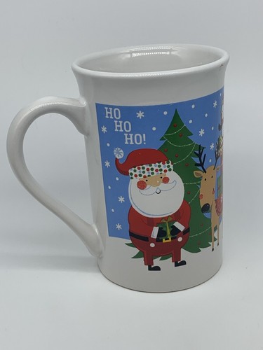 Royal Norfolk Christmas Holiday Santa + Schneemann, Weihnachtsmann + Rentier Tee Kaffeebecher - Bild 2 von 12