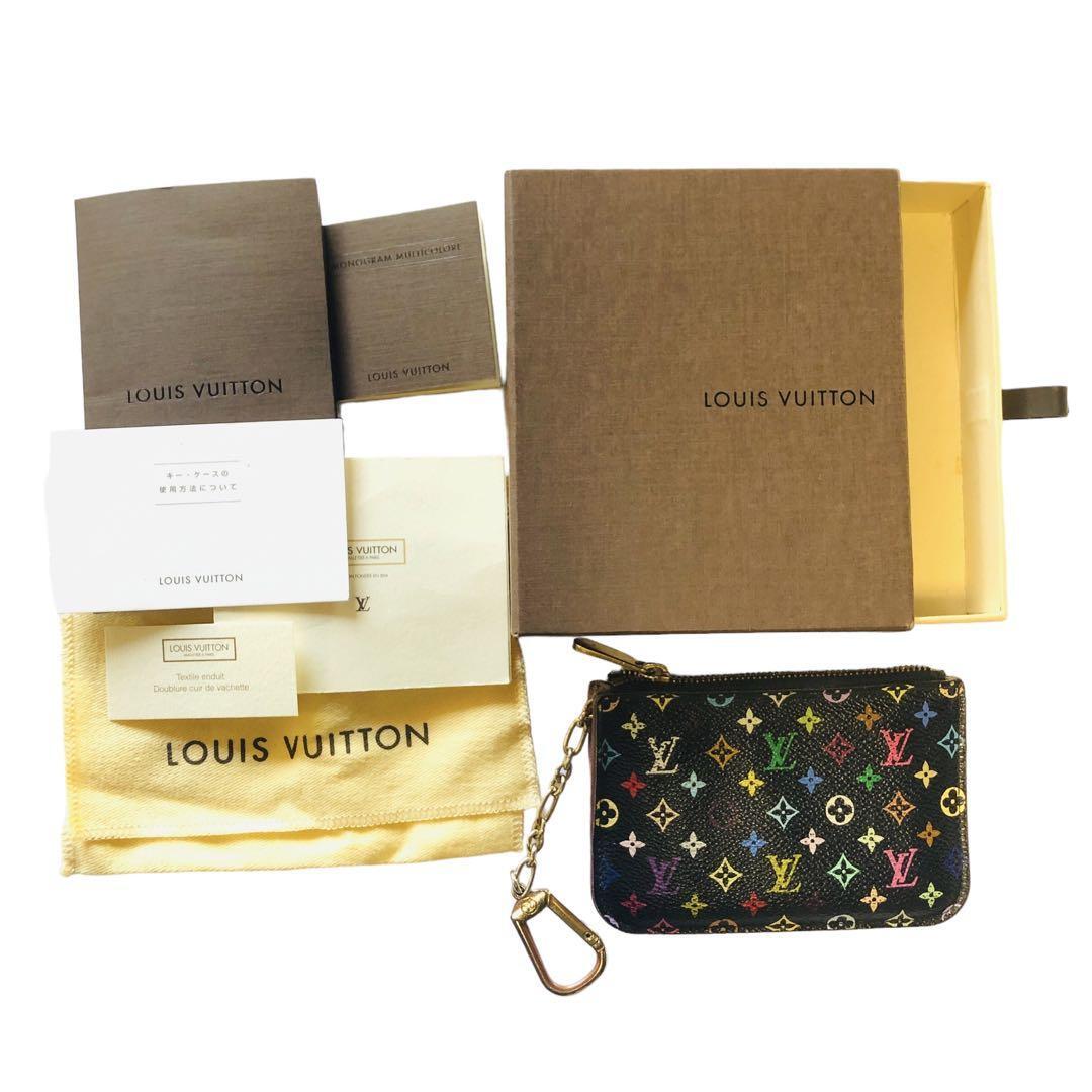 Louis Vuitton Monogram Pochette Cles Key Coin Case CA4121 Pre-Owned with Box