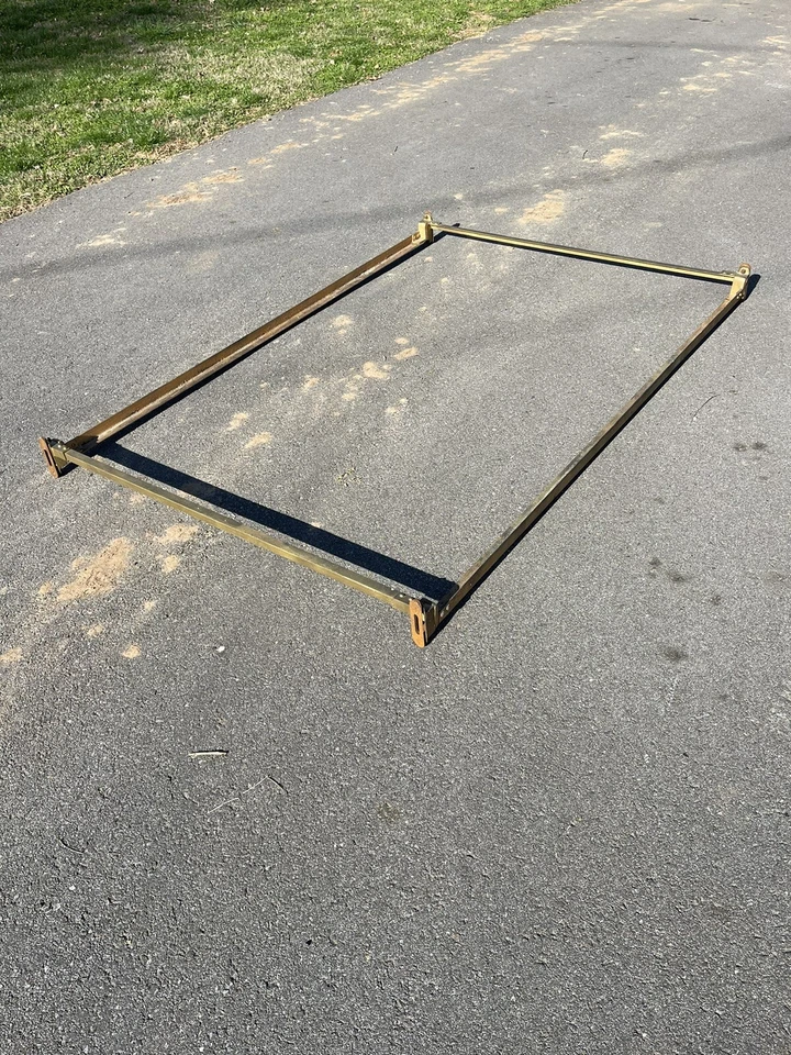 Antique Iron Bed Rails & Styles, Complete Frame for Brass, Metal or Wooden Bed - Image 2 of 4