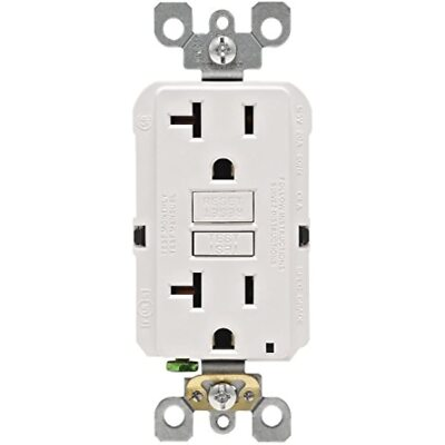 #ad #ad Leviton GFNT2 3W Self Test SmartlockPro Slim GFCI Non Tamper Resistant $58.25