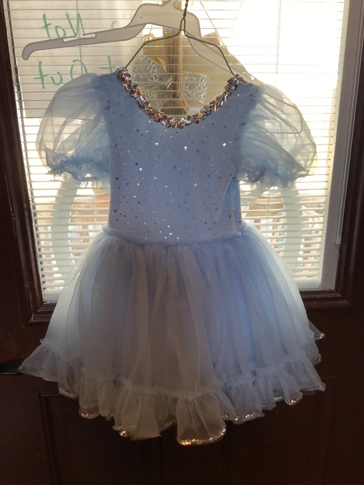 Weissman’s Style 3522 浅蓝色亮片装饰芭蕾舞服装 SC 仙女公主 — 第 3/4 张图片