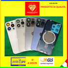 VETRO SCOCCA POSTERIORE BACK COVER PER IPHONE 15 PRO COMPLETA FRAME MAGSAFE 💎