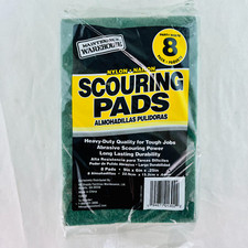 Heavy Duty Scouring Pads, 9" x 6", 8 Pack Green HD Supply