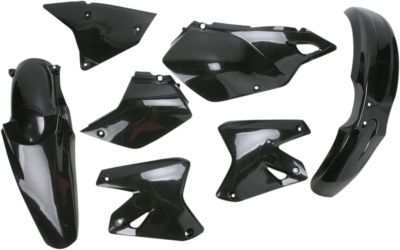 すずめ Acerbis Black Complete Plastic Kit For Suzuki DRZ 400 S SM 2000