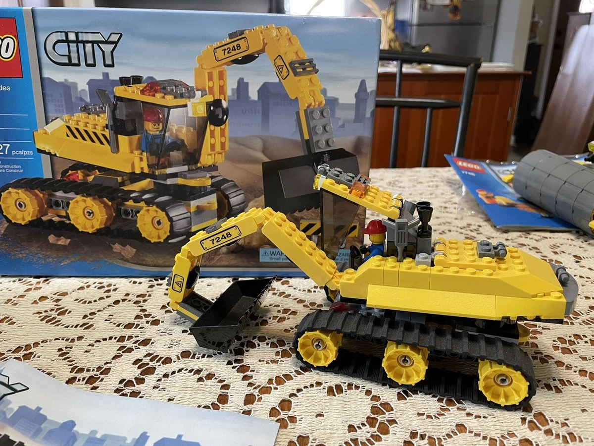 LEGO Technic Mini Backhoe Loader (42004) Great Condition. Bags And Pamphlets Inc 673419189644