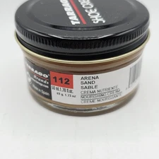 Tarrago Shoe Polish # 112 Sand Cream Leather Protector 1.76 oz. 50ml Boot